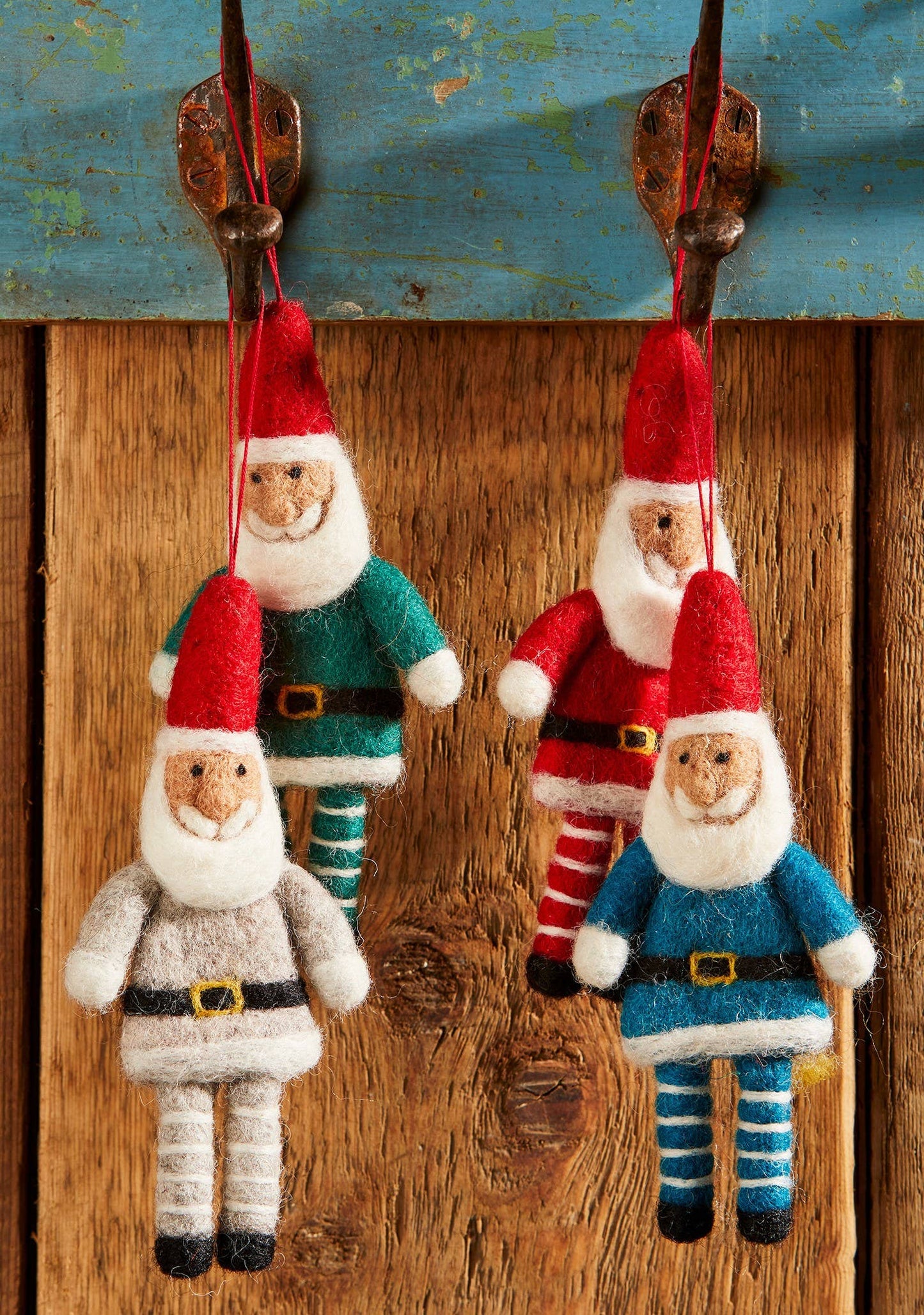 handmade felt Santa