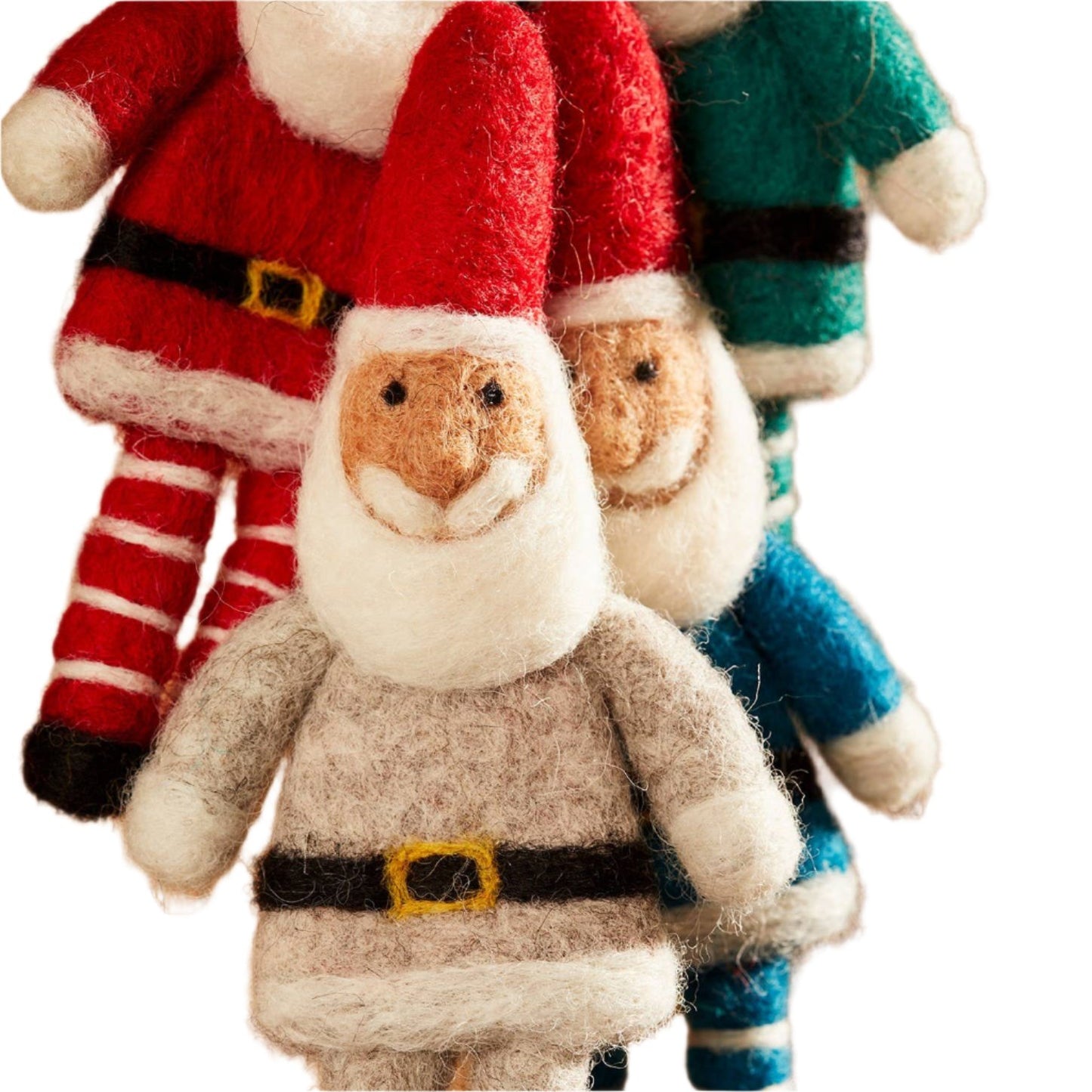 handmade felt Santa