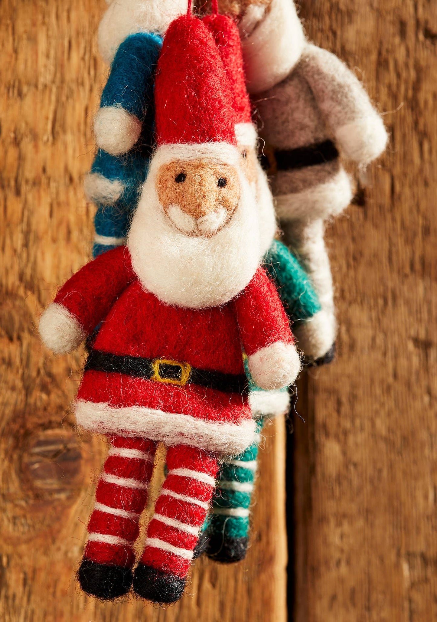 handmade felt Santa