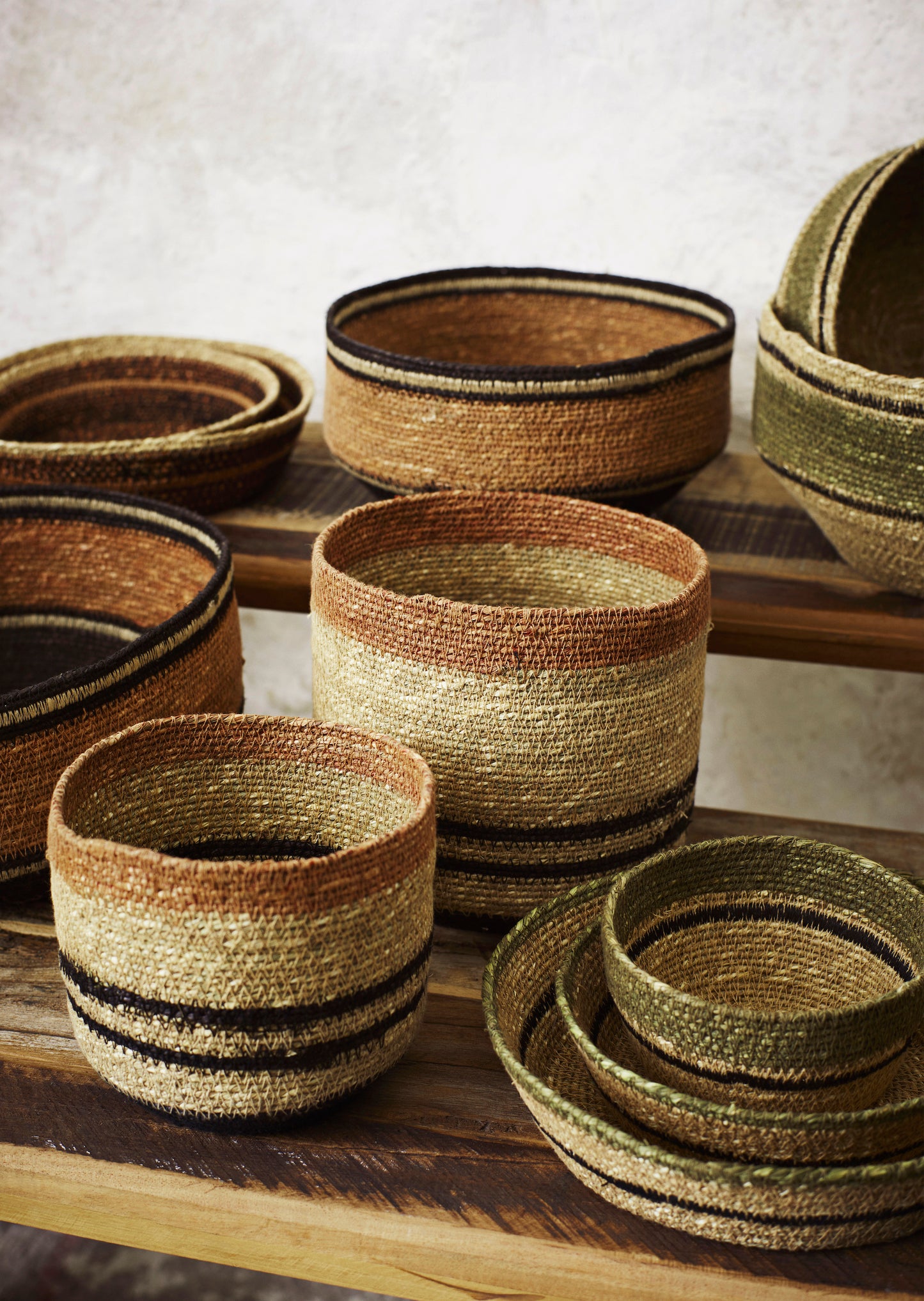 handmade seagrass bowl