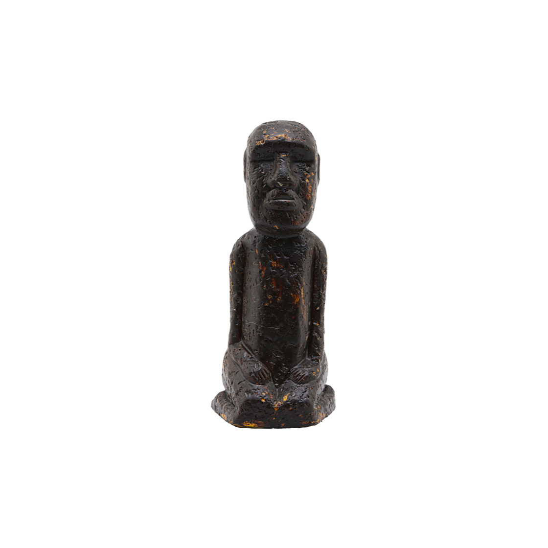 sitting cement figurine