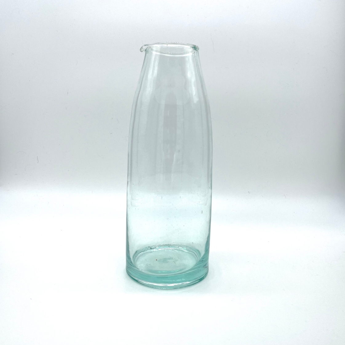 clear glass vase