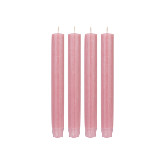 four pink candles