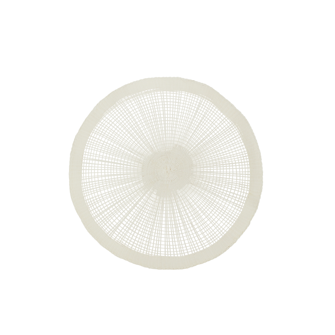 White rope placemat