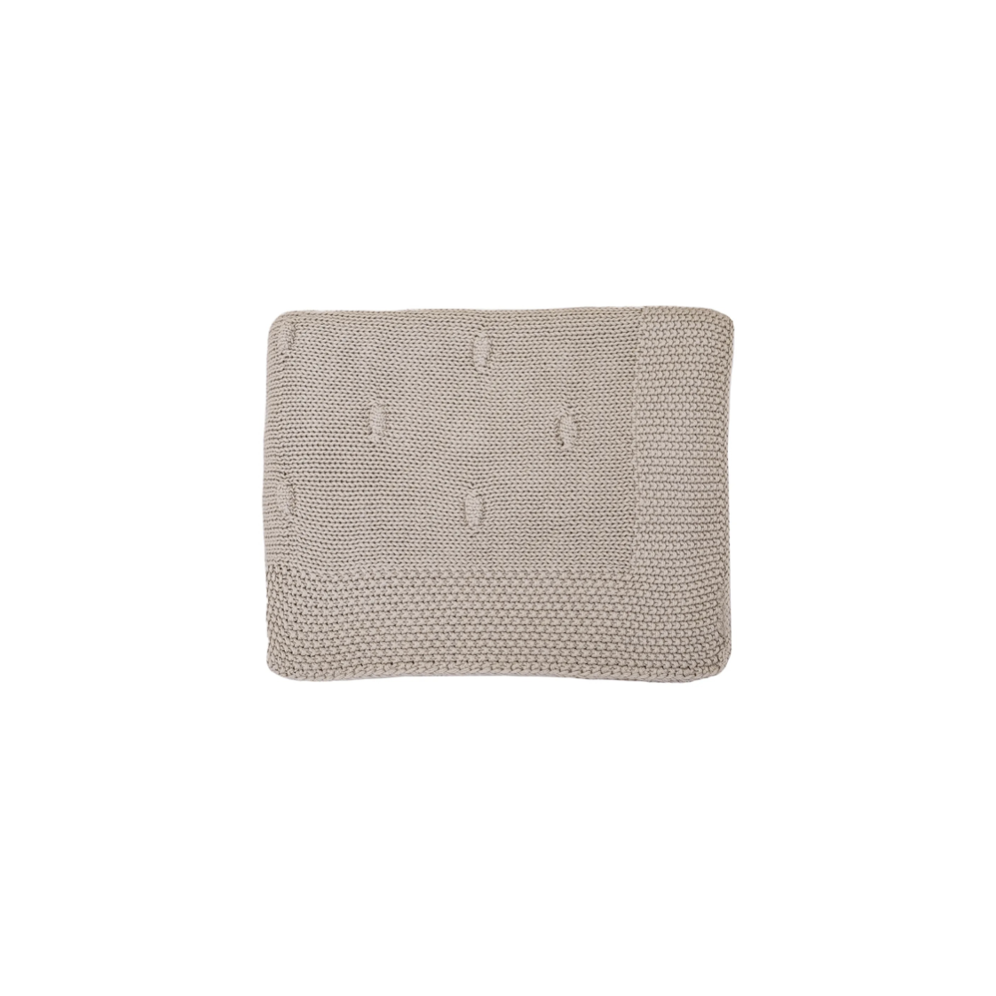 stone knitted blanket