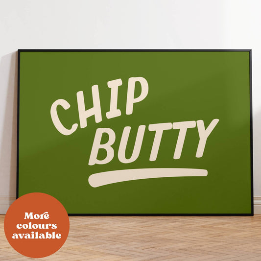 chip butty print