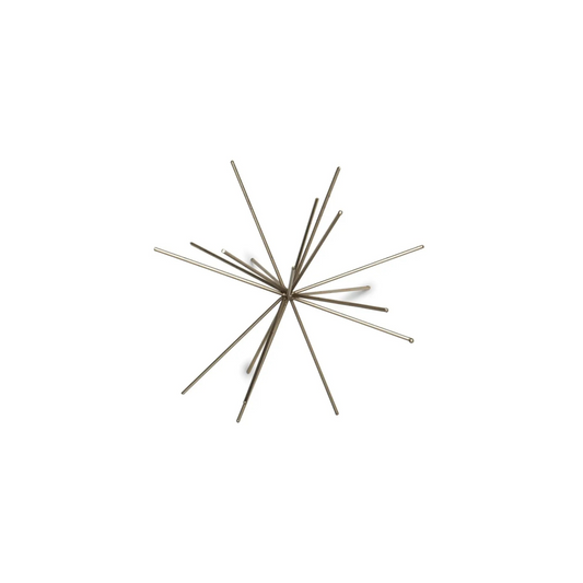 simple brass decoration - a burst with plain lines