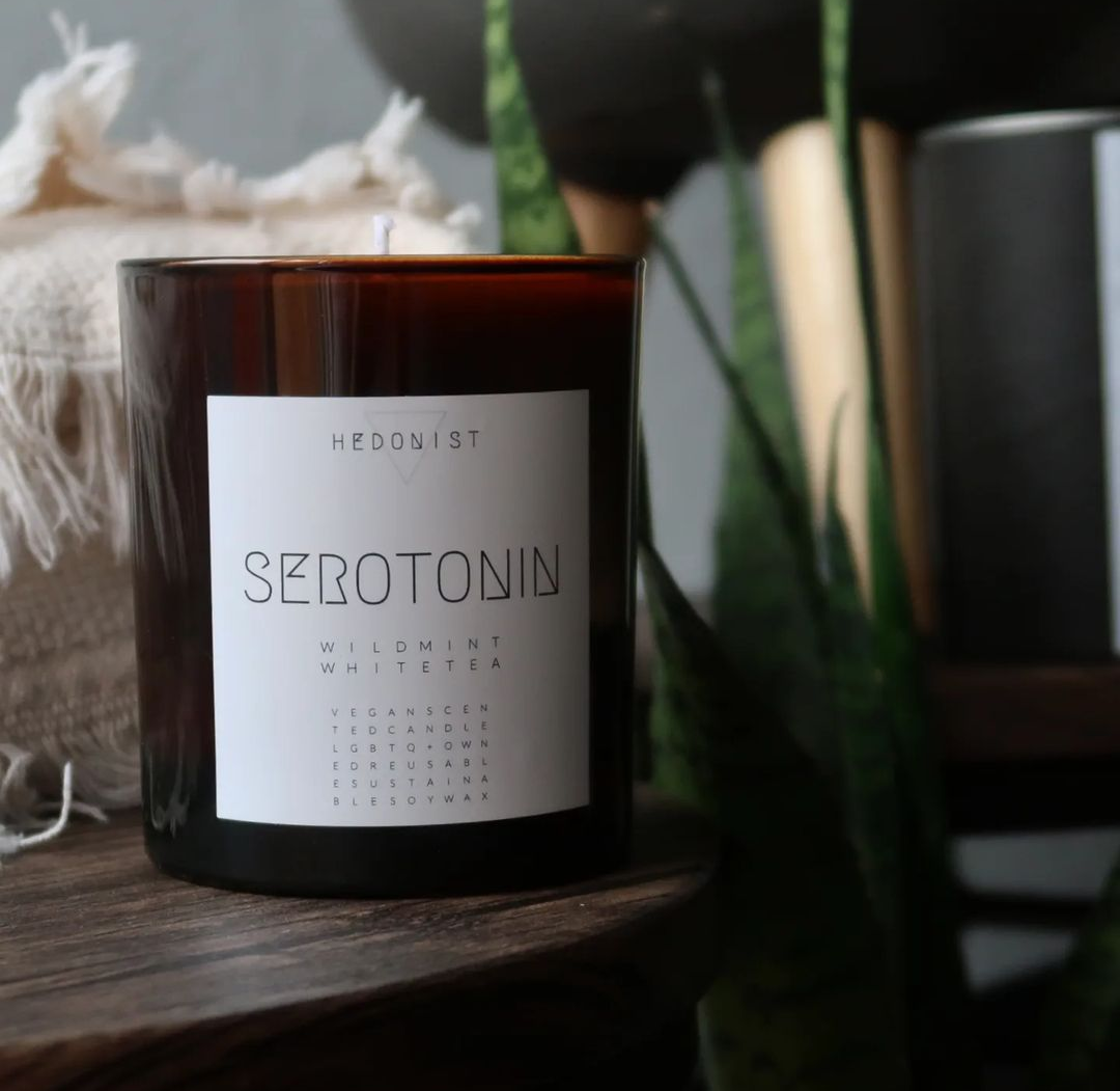 serotonin - wild mint scented plantable candle